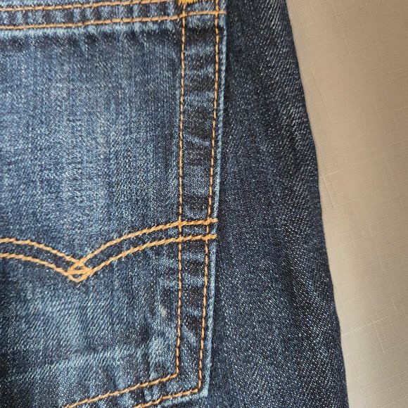 American Eagle Original Straight Leg Dark Indigo Jean Women (26/28) - Picture 10 of 16